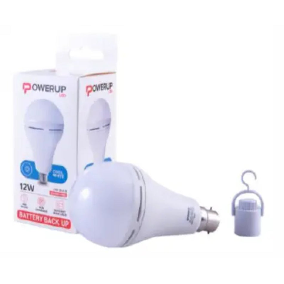 Lamp LED A80 Battery Back-up 12w B22 Cool White And Switch
