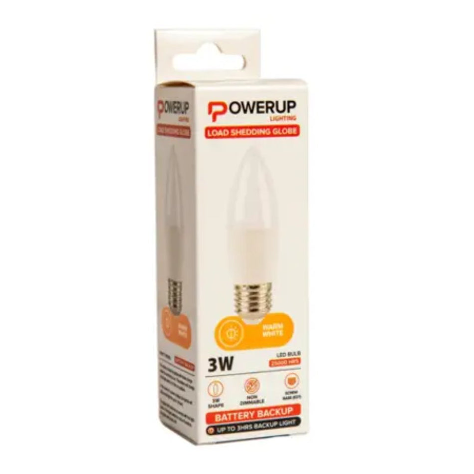 Lamp LED Candle 3w With Battery Backup
