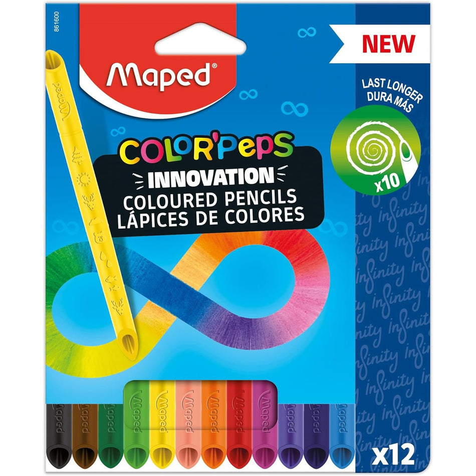 Maped Coloured Pencil Infinity - 12s
