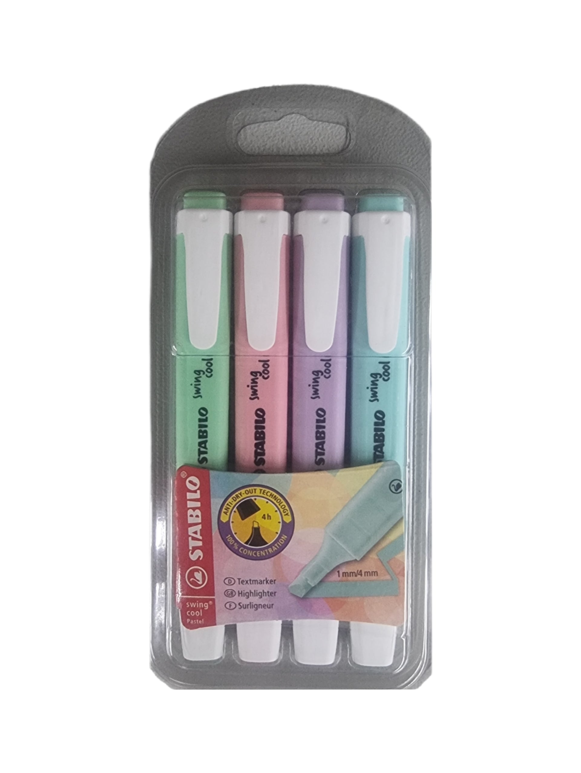 Stabilo Pastel Highlighter Set - 4 -