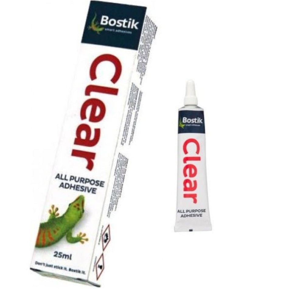 Bostik Glue Clear tube - 25ml
