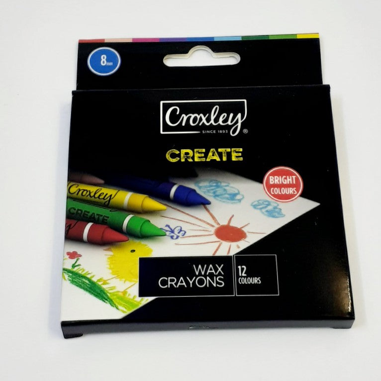 Croxley Crayons Wax - 12s