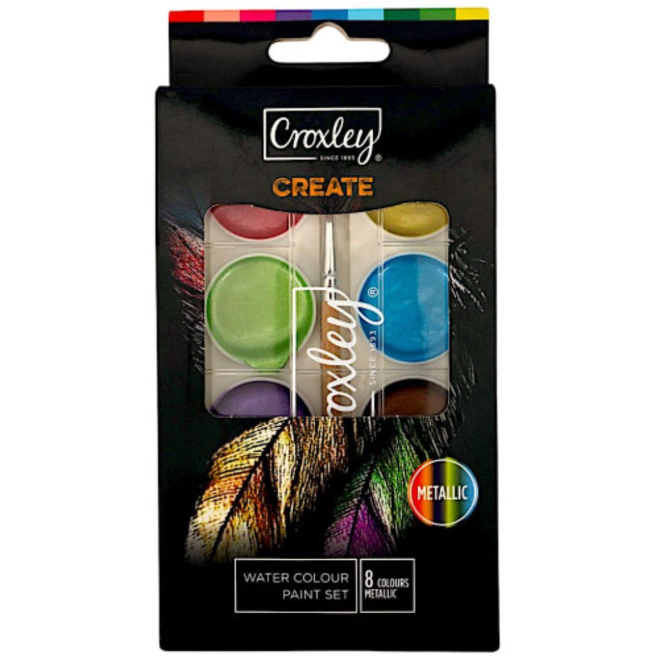 Croxley Watercolour Paint - Metallic