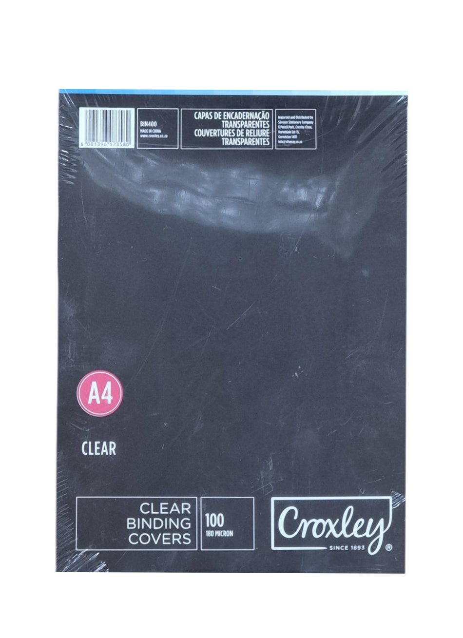Croxley Binding Covers Clear - 100s -
