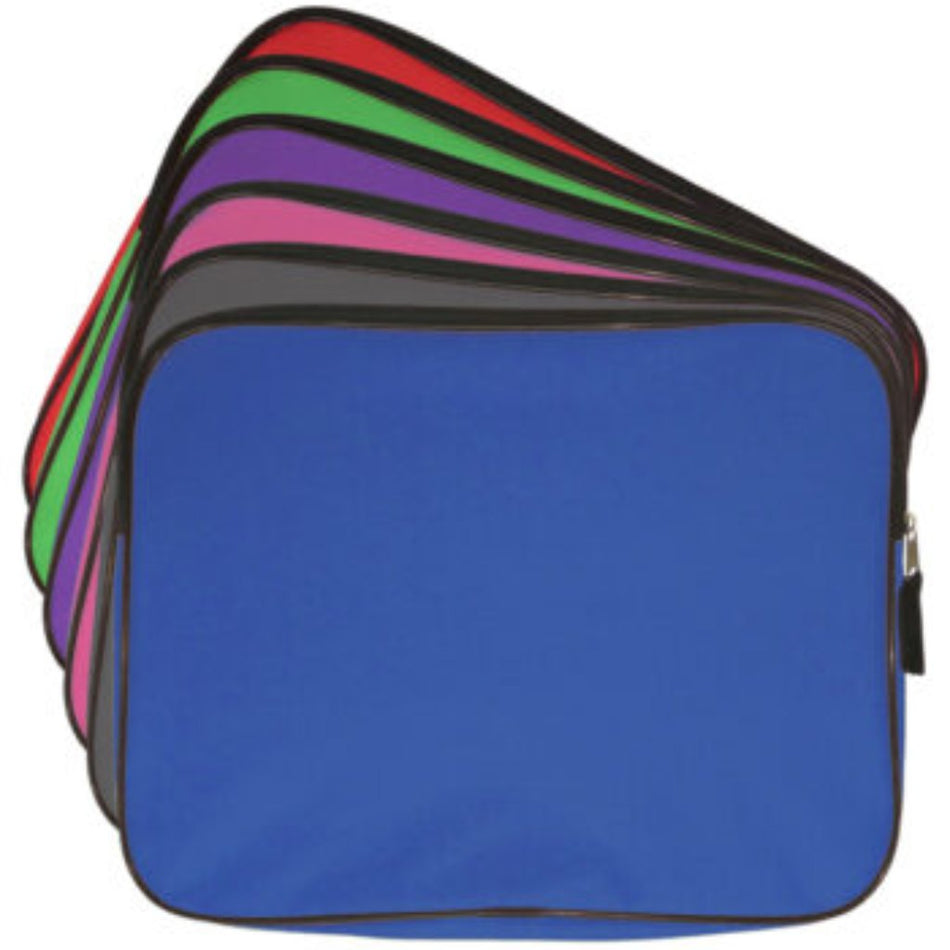 Scripto A4 Zipper Book Bag Assorted 335 x 240MM -