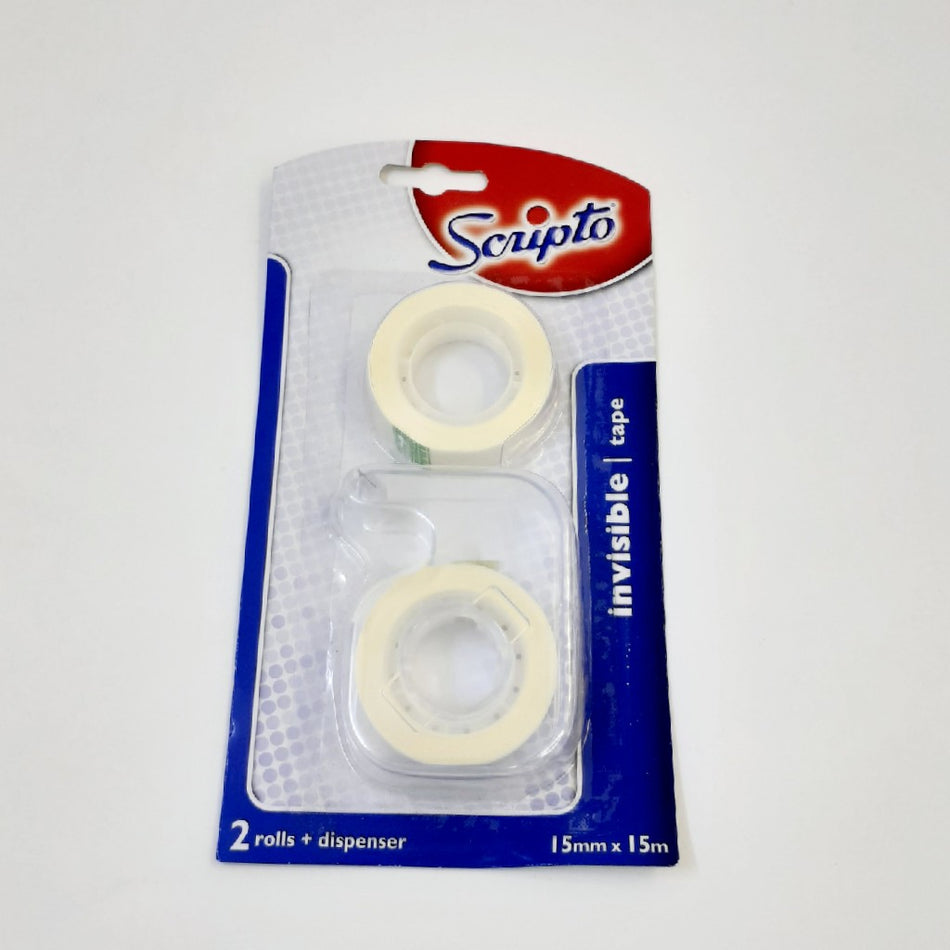 Scripto Invisible Tape 15MMX15M 2'S