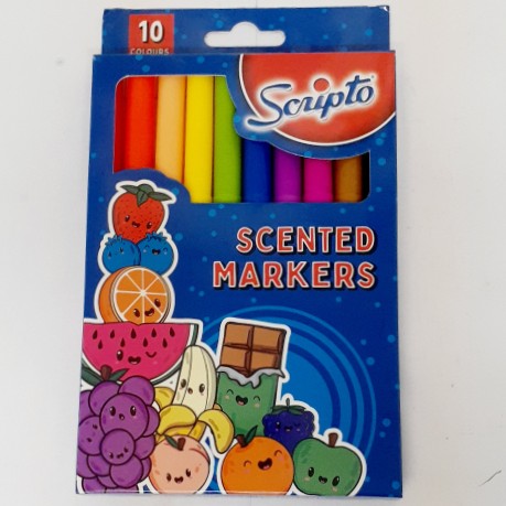Scripto Scented Markers 10'S