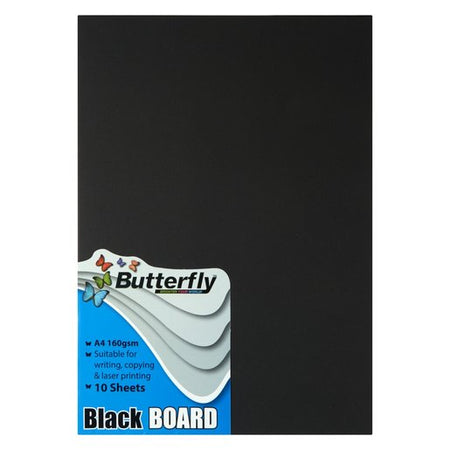 Butterfly A4 Project Board 10'S Black