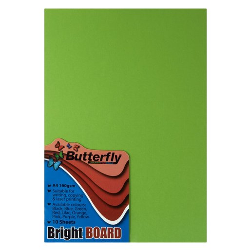 Butterfly A4 Project Board 10'S Green