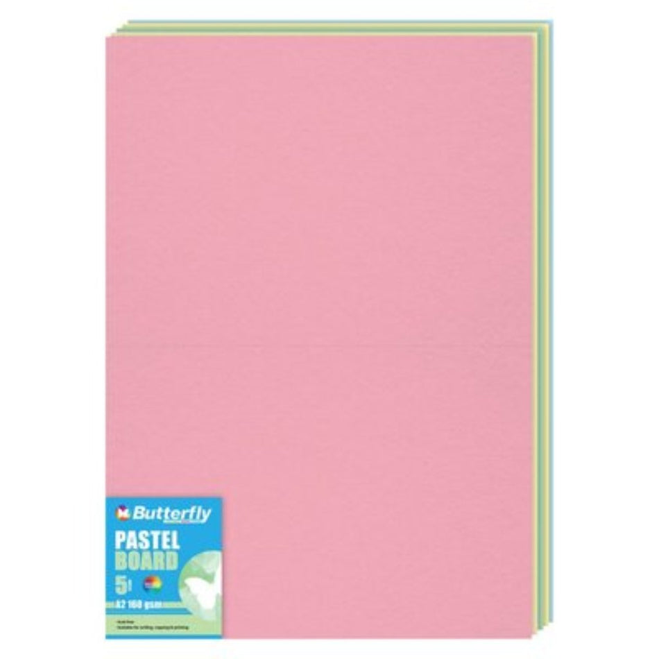 Butterfly A2 Pastel Board Sheets