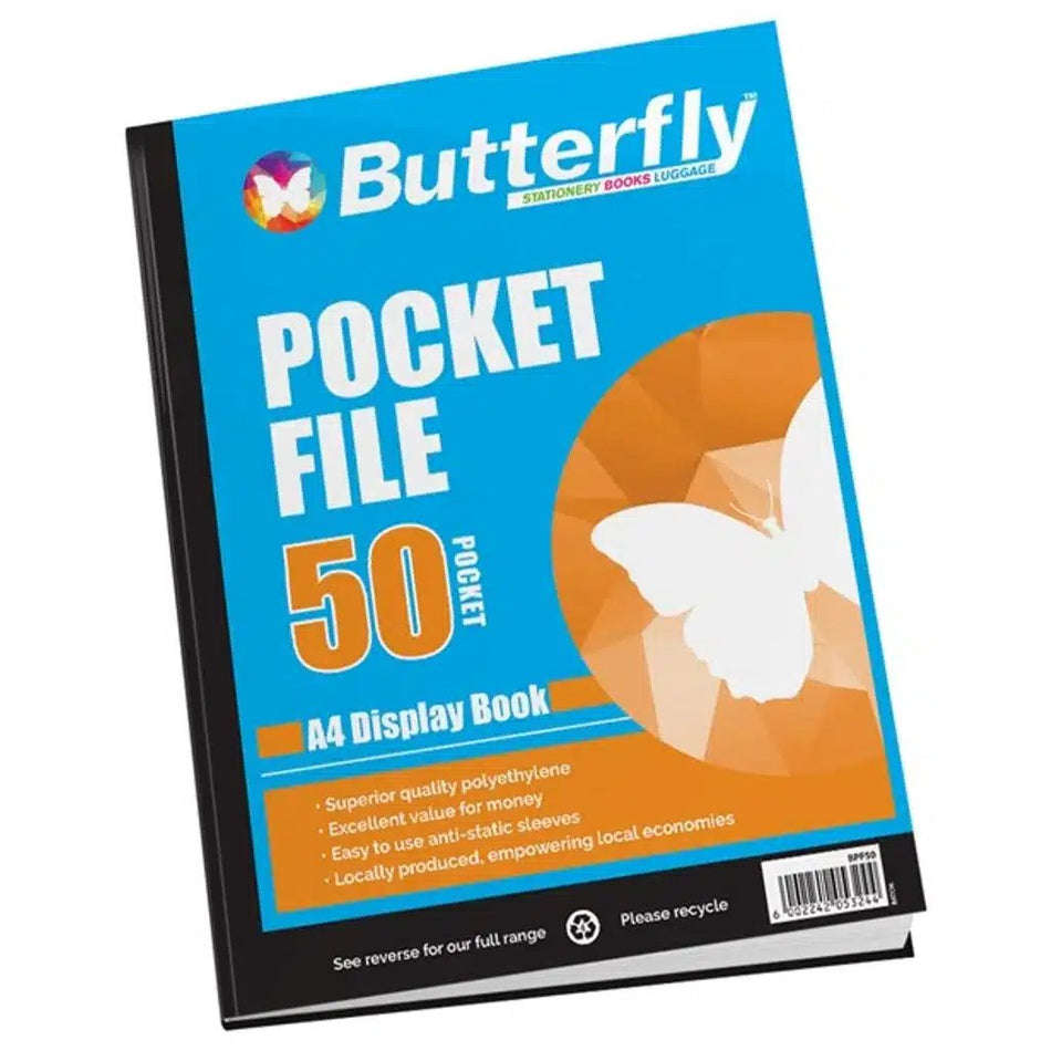 Butterfly A4 Pocket File 50'S