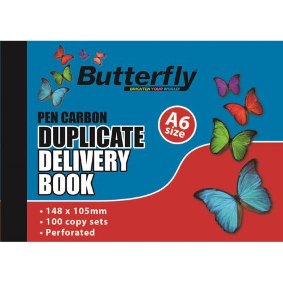 Butterfly Duplicate Delivery A6 Book
