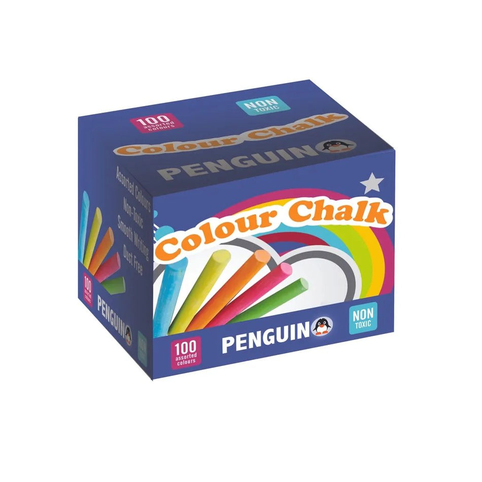 Penguin Chalk Assorted colour - 100s