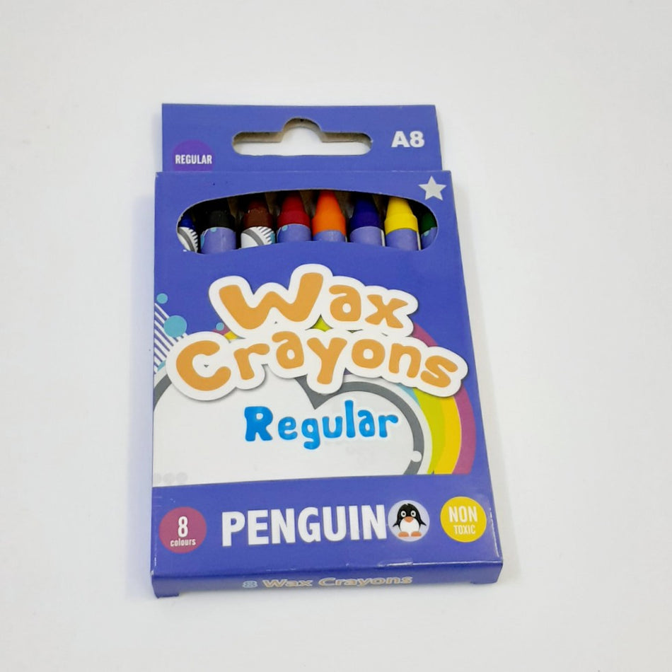 Penguin Crayons Wax - 8s