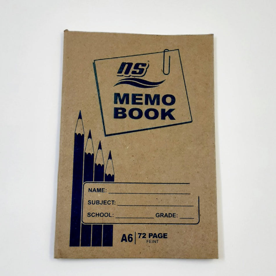 NS Memo Book A6 72 Page
