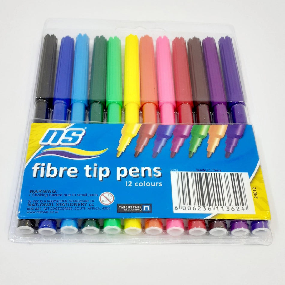 NS Fibre Tip Pens 12'S