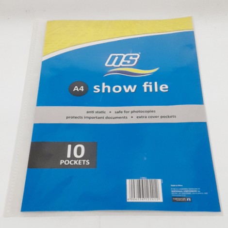 NS A4 Show File 10 Pockets