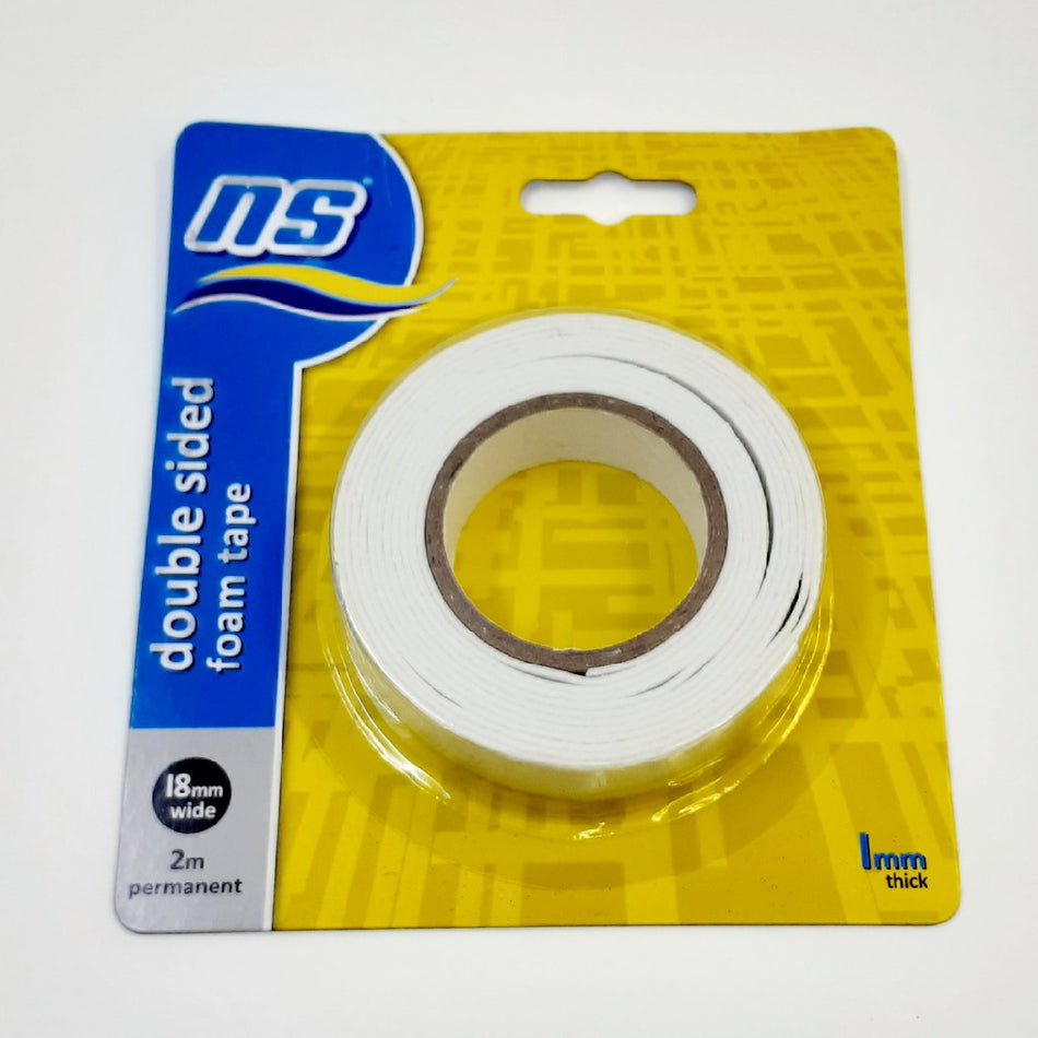 NS Double Sided Foam Tape 18MM X 1MM X 2M