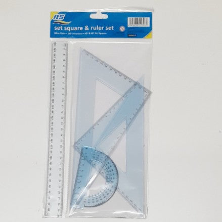 NS Math Set Suare & Ruler 4'S -