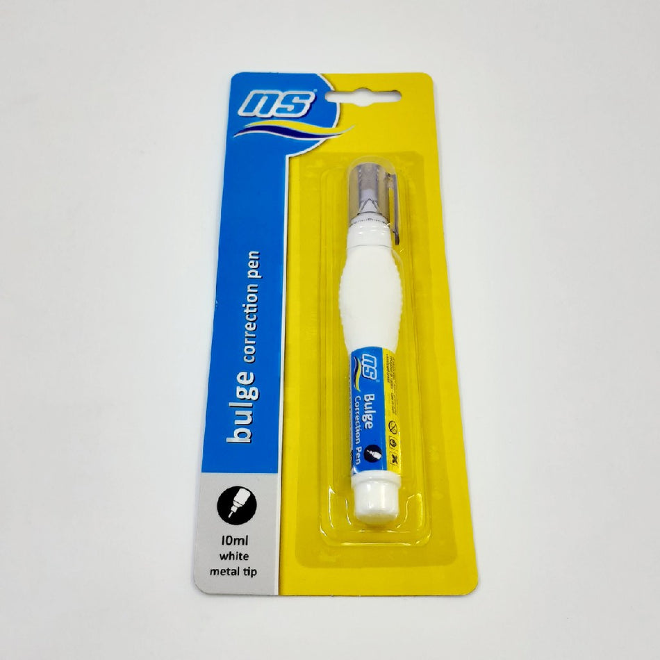 NS Correction Pen Bulge White 10ML