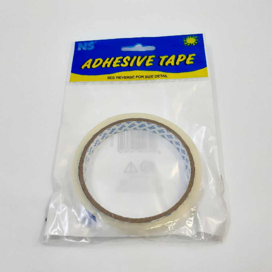 NS Adhesive Tape Clear 12MMX33M Large 1'S -