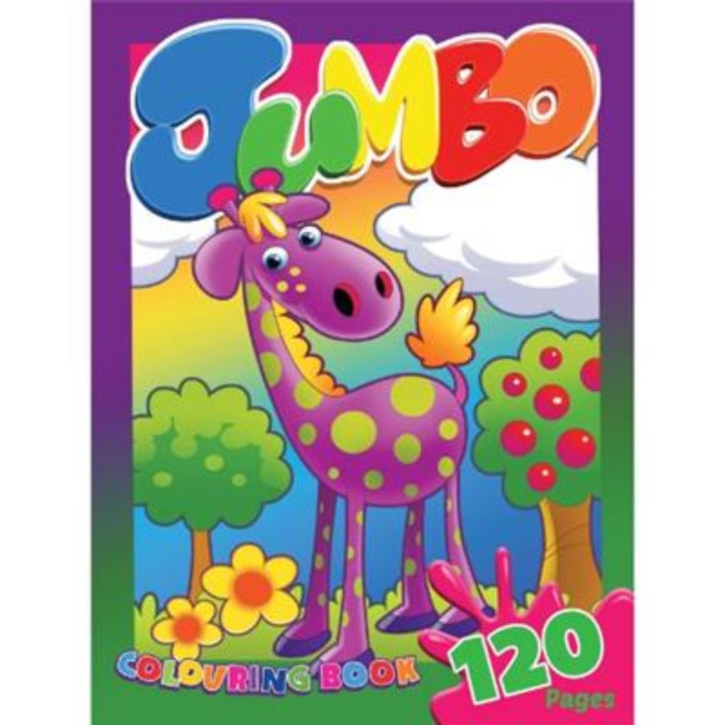 NS Jumbo Colouring Book 120 Pages -