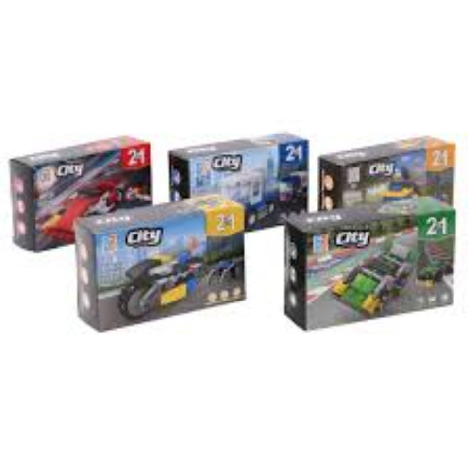 NS City Blocks 2 In 1 Car Assorted 40-51 Piece -