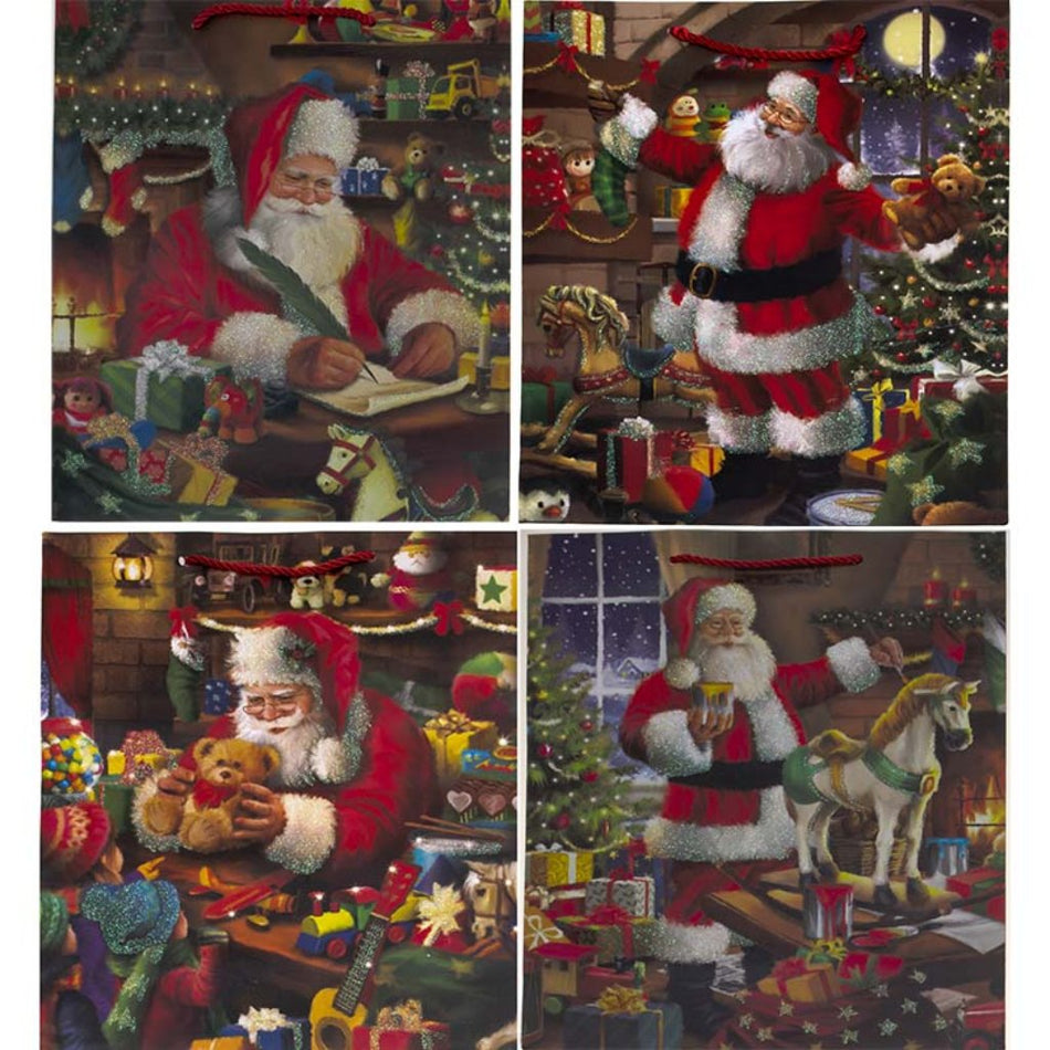 Wow Christmas Gift Bag Assorted26x32CM 313415