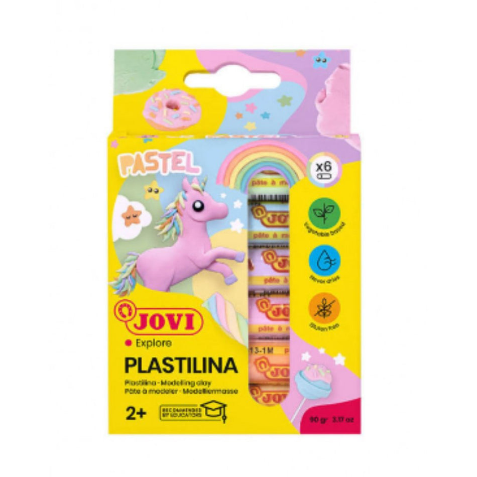 Jovi Plastilina Modelling Clay 6s - Pastel