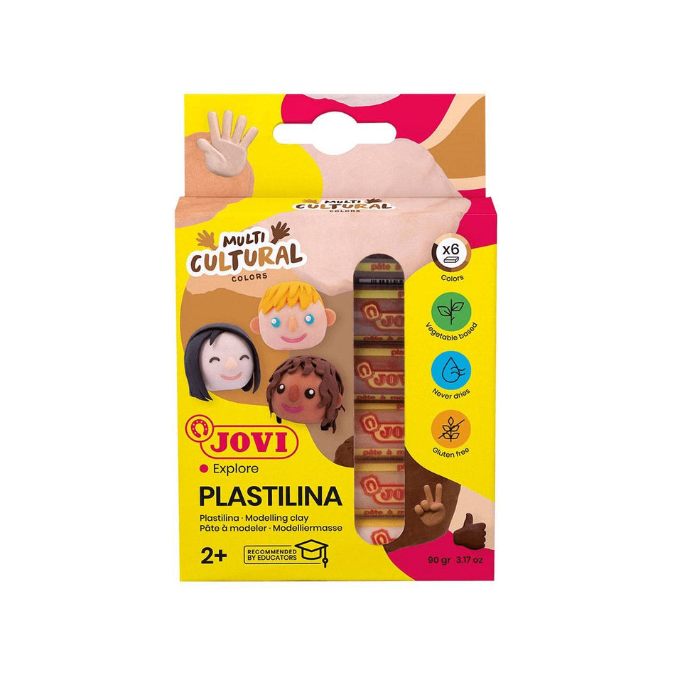 Jovi Plastilina Modelling Clay 6s - Culteral Colours