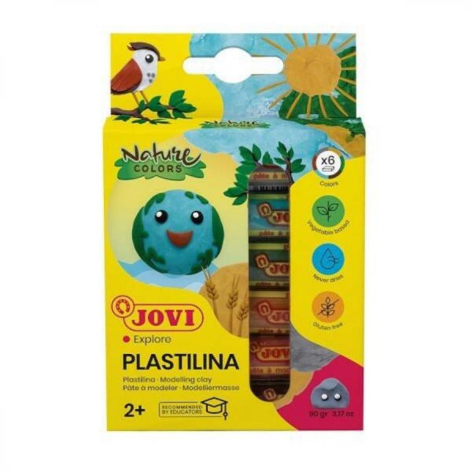 Jovi Plastilina Modelling Clay 6s - Nature