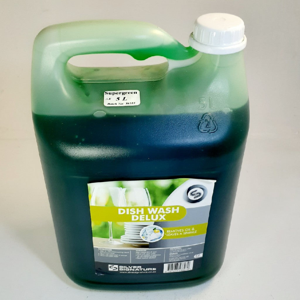 Silver Signature Dishwashing Liquid Delux 5L -