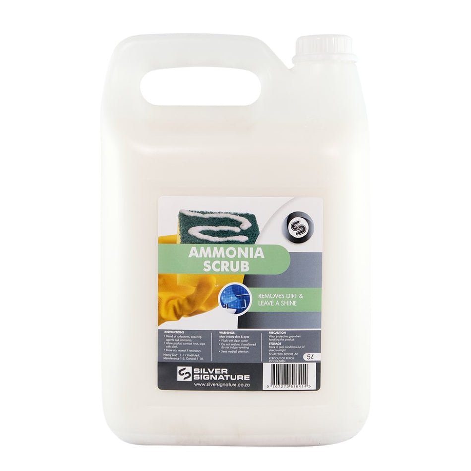 Silver Signature Ammonia scrub 5L