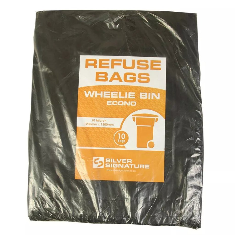 Silver Signature Refuse Bags Wheelie bin 20 mic 10'S