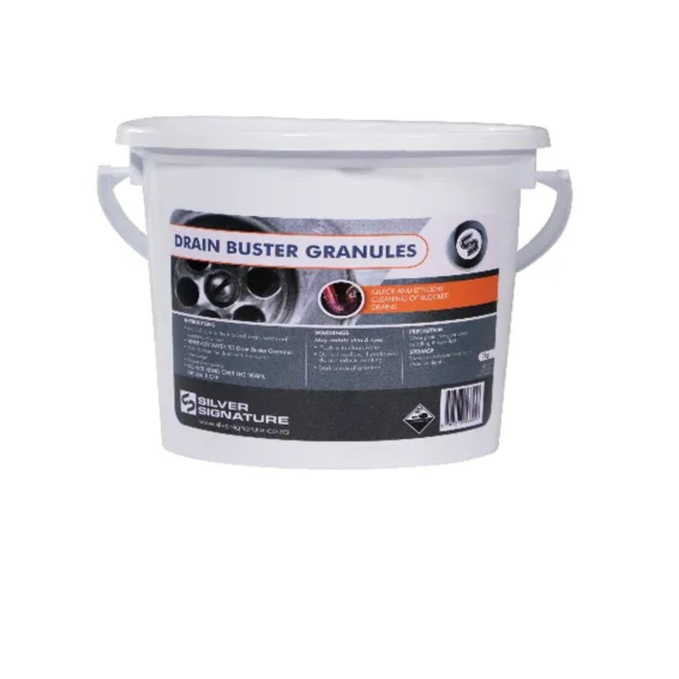 Silver Signature Drain Cleaner Buster Granules 1KG