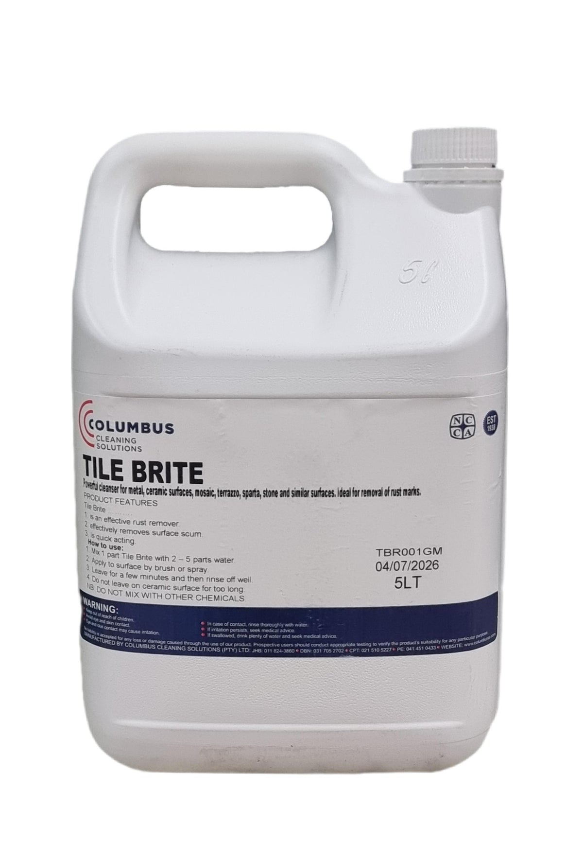Tile Brite Tile Cleaner 5L
