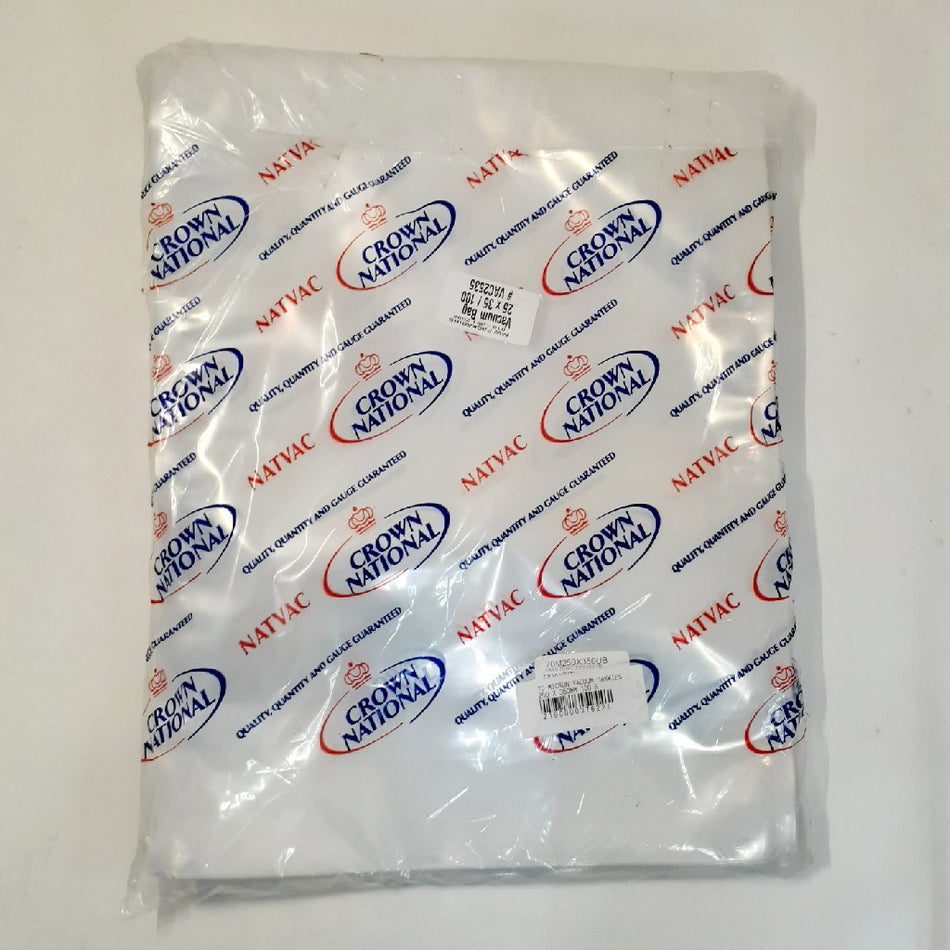 Crown National 250 X 350MM Vacuum Bag 100'S DEFAULT TITLE
