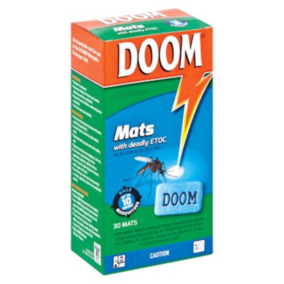 Doom Insect killer Mosquito Mats 30'S