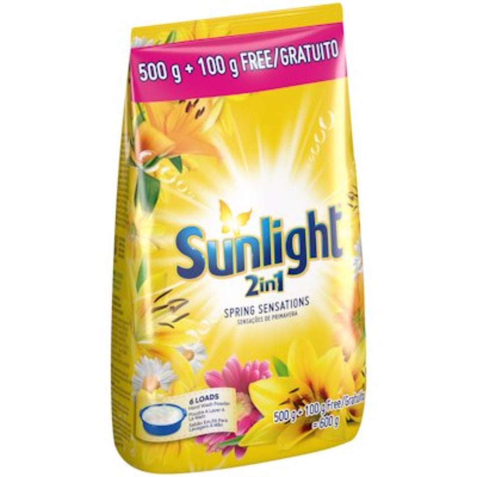 Sunlight Tropical Sensation 5-in-1 Hand Washing Powder 600G