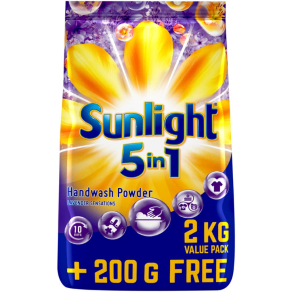 Sunlight Lavender Sensations 5-in-1 Handwash Powder 2KG