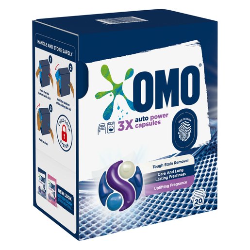 Omo Auto Power Capsules 420ml