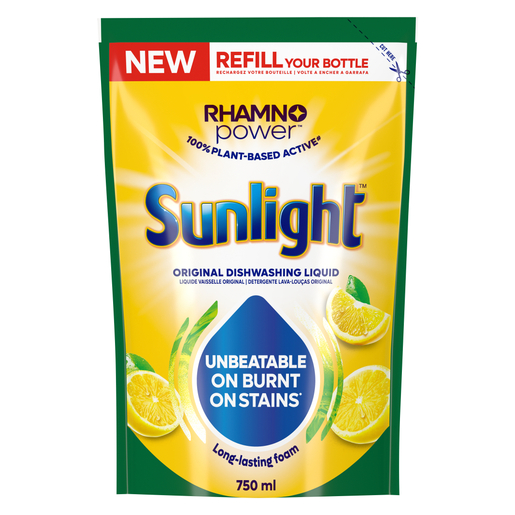 Sunlight Dishwashing Liquid Regular Refill 750ml