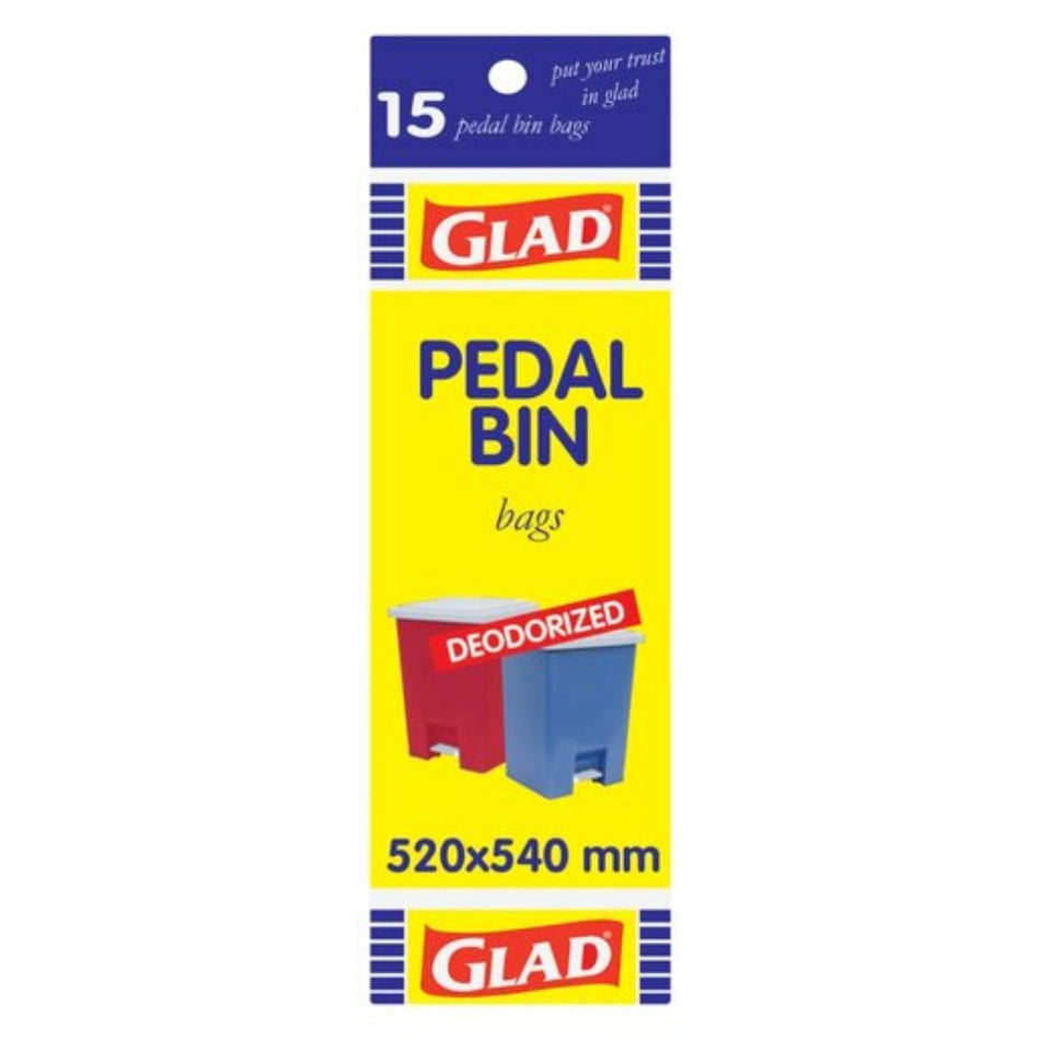 Glad Pedal Bags 520x540mm 15 Pack