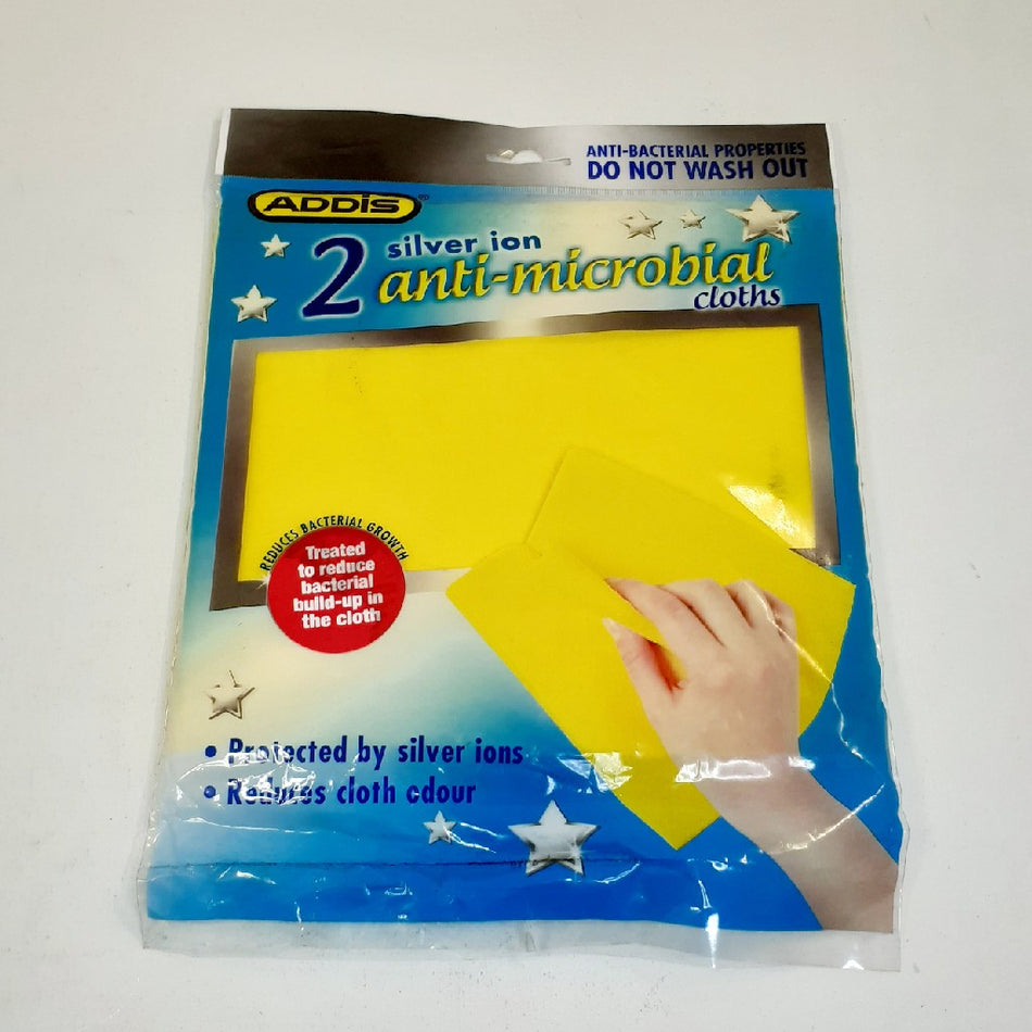 Addis Anti-Microbial Cloths 2 Pack