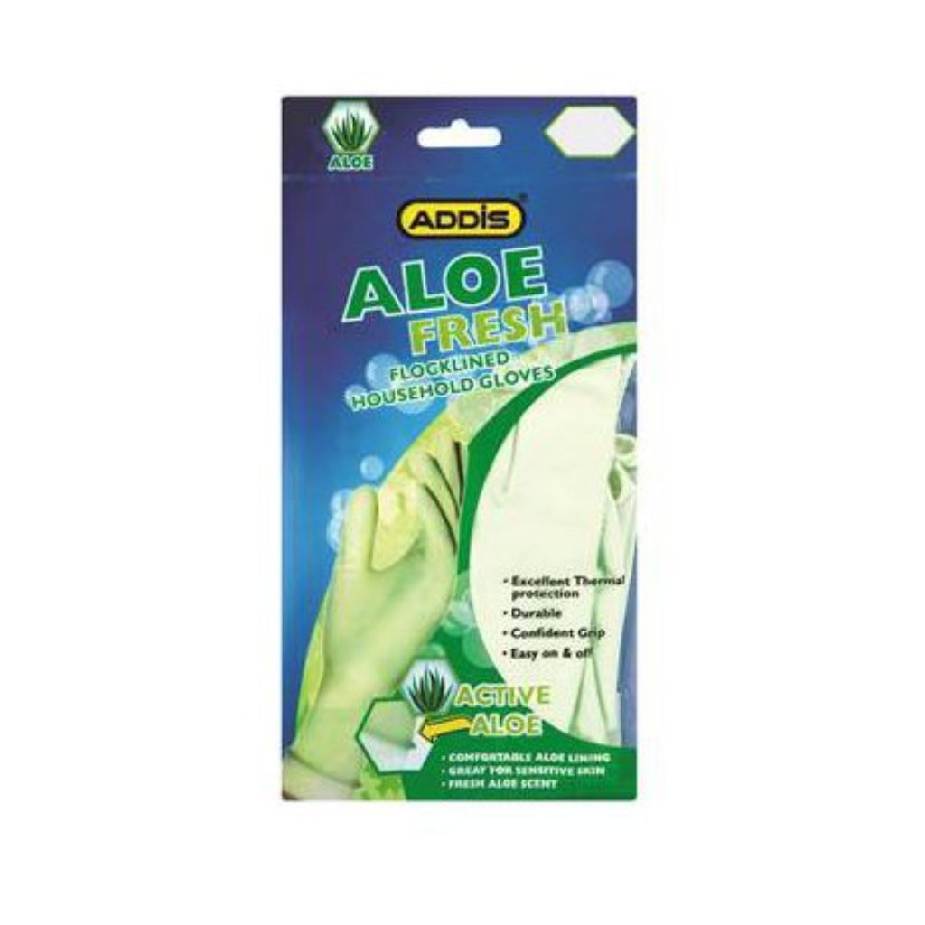 Addis Gloves Household Aloe Vera Medium