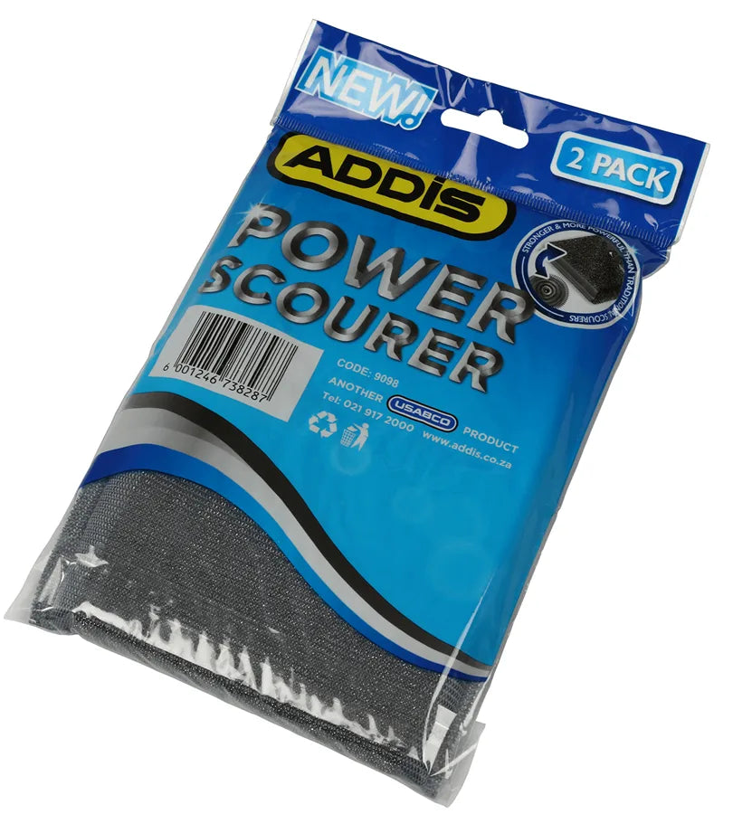 Addis Sponge Scourers Power 2 Pack -