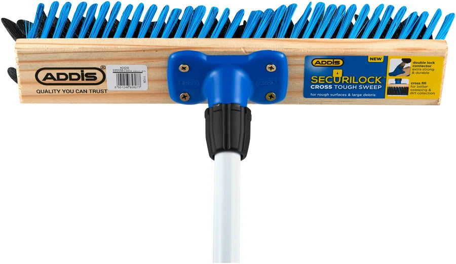 Addis Securilock Heavy Duty Xtra Clean Stiff Broom 42cm -