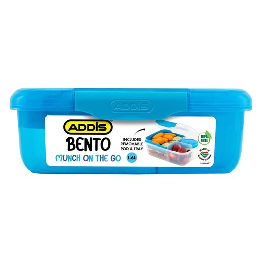 Addis Lunch box Bento 1.6L Blue
