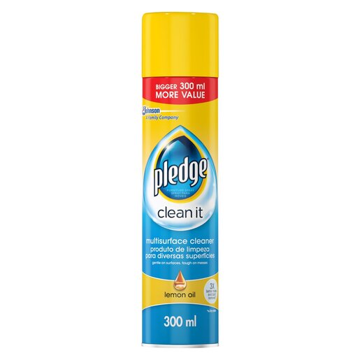 Pledge Multi Surface Cleaner - Lemon Oil 300ML