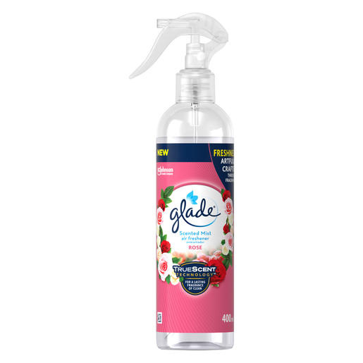 Glade Rose Scented Mist Air Freshener 400ml
